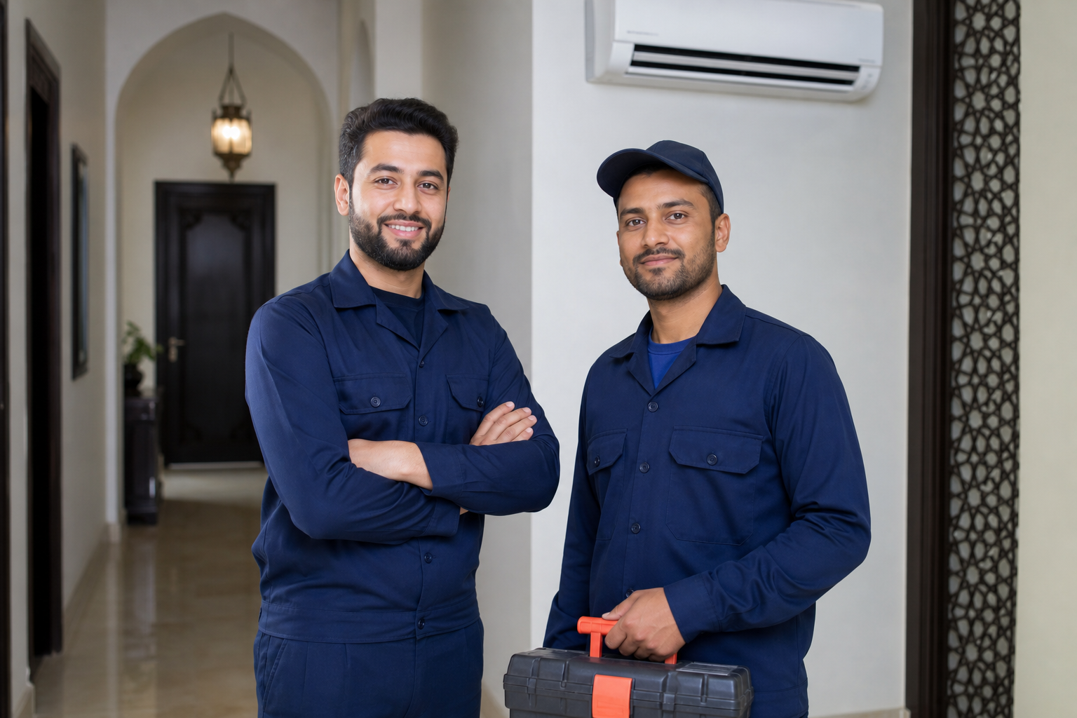 One AC team for villas and apartments